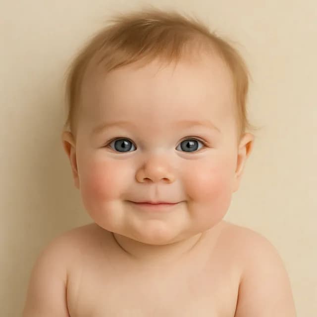 A predicted baby portrait